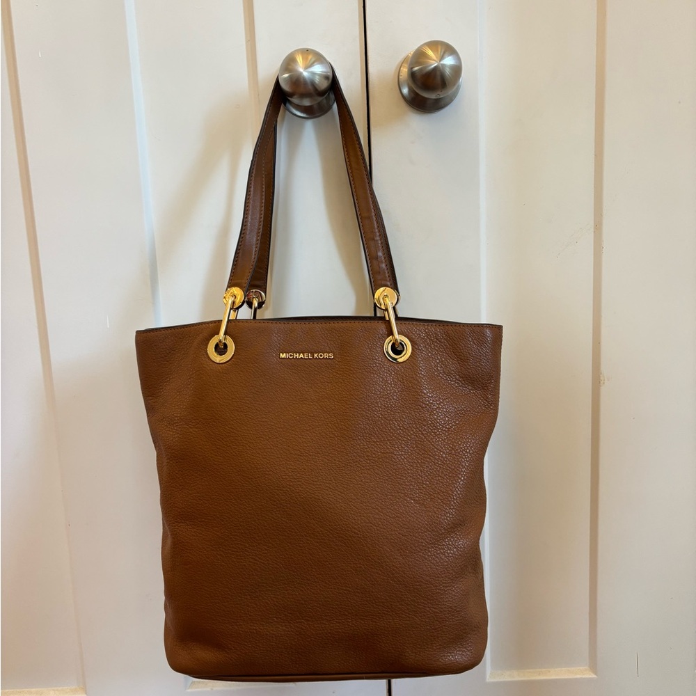 Michael Kors Tan Leather Tote